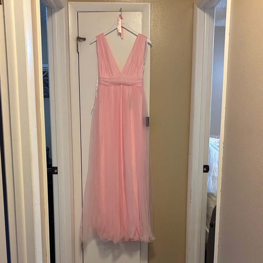 Elegant Pink Gown/Dress